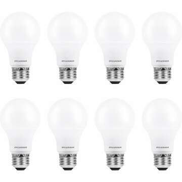 SYLVANIA ECO LED Light Bulb, 60W Equivalent 8 Count