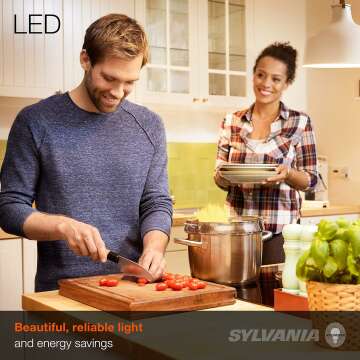 SYLVANIA ECO LED Light Bulb, 60W Equivalent 8 Count