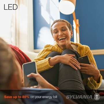 SYLVANIA ECO LED Light Bulb, 60W Equivalent 8 Count