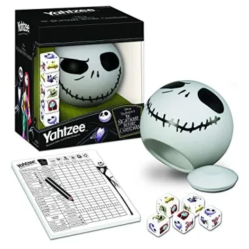 Disney Yahtzee Nightmare Before Christmas Dice Game
