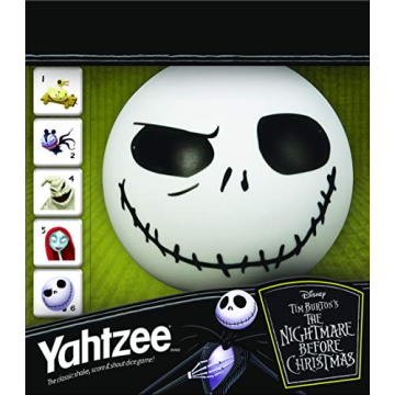 Disney Yahtzee Nightmare Before Christmas Dice Game