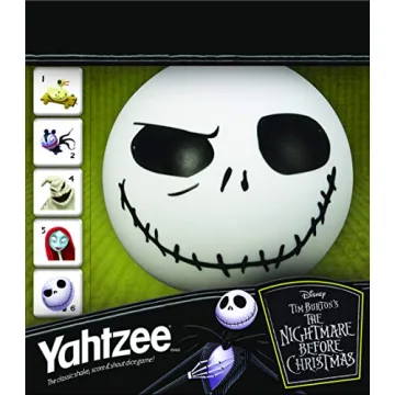 Disney Yahtzee Nightmare Before Christmas Dice Game