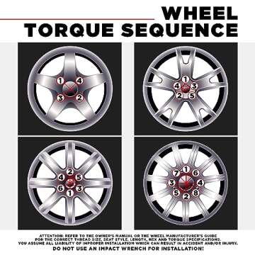 White Knight M12x1.50 Solid Piece Bulge Acorn Lug Nuts (NO Cap) for Select Aftermarket & Factory Wheels, EZ to Install, Durable Carbon Steel, Stylish Triple Layer Chrome Finish - 1907S-20AM (20 Pack)