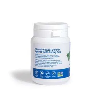 Epic Peppermint Xylitol Chewing Gum - Sugar Free, 50 Pieces