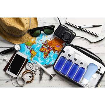 YICTEK TSA Approved Travel Toiletries Bottle Set - Perfect for All Adventures!