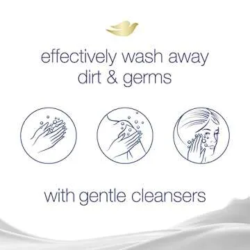 Dove Beauty Bar Moisturizing Gentle Skin Cleanser 4 Bars