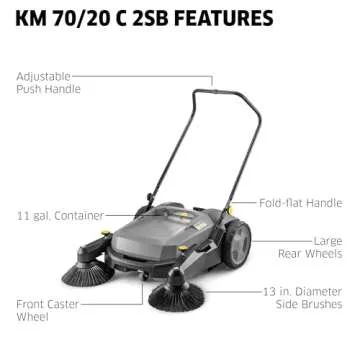 Kärcher Push Sweeper KM 70/20 - Effortless Outdoor Cleaning