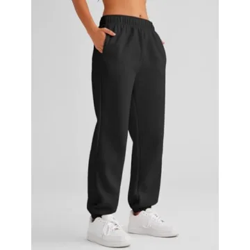 AUTOMET Women’s Winter Fleece-Lined High Waist Joggers