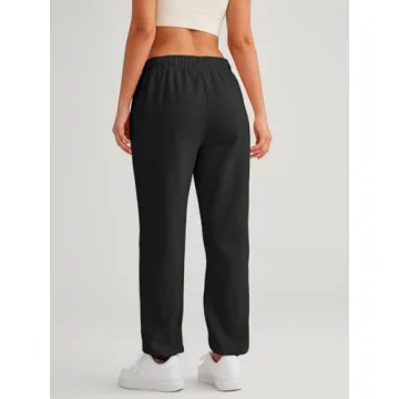 AUTOMET Women’s Winter Fleece-Lined High Waist Joggers
