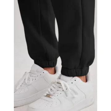 AUTOMET Women’s Winter Fleece-Lined High Waist Joggers