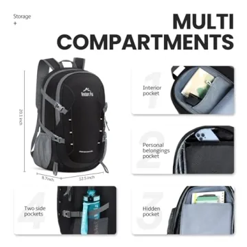 Venture Pal 40L Packable Travel Backpack for Adventures