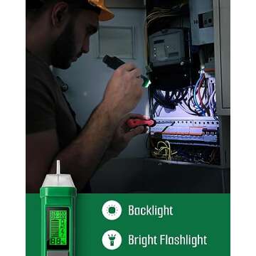TESMEN TN-213 Non-Contact Voltage Tester for Safe Testing
