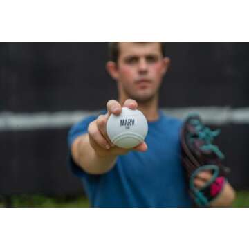 Marv Balls - Velo Set (Soft Shell Plyo Baseball) Original Plyo with Seams Velocity Development Set -...