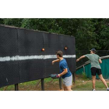 Marv Balls - Velo Set (Soft Shell Plyo Baseball) Original Plyo with Seams Velocity Development Set - 6 Weighted Baseballs