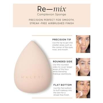 HALEYS Vegan Complexion Sponge for Flawless Makeup