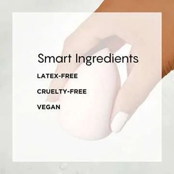 HALEYS Vegan Complexion Sponge for Flawless Makeup