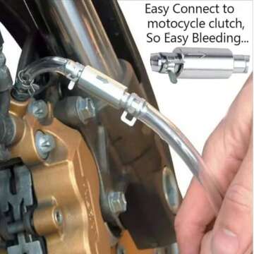 Brake Bleeder Hose - One Way Check Valve Tube Bleeding Tool Kit for Cars and Motorcycles