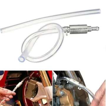 Universal Brake Bleeder Hose with One Way Check Valve