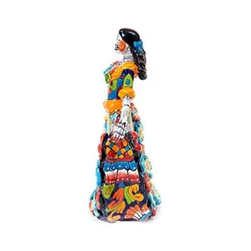 Authentic Ballerina Catrina Figurine - Handpainted Mexican Art