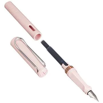 LAMY L36RS-EF Fountain Pen, EF, Extra Fine Point, Safari Pastel, Powder Rose, Multi-Use Type, Limited Edition Genuine Import [Parallel Import]