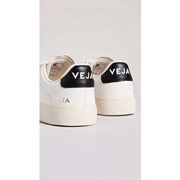 Veja Women's Recife Logo Sneakers, Extra White/Black, 8 Medium US