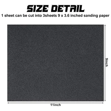 56-Sheet Wet Dry Sandpaper Set for All Your Needs