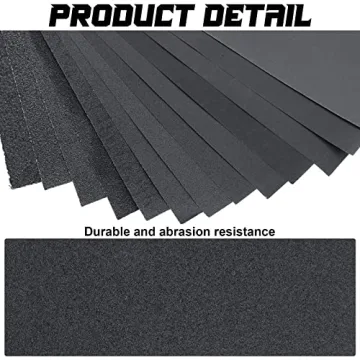 56-Sheet Wet Dry Sandpaper Set for All Your Needs