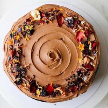 Hands on Earth Mixed Dried Edible Flower Petals 10g (0.35 oz) | For Cake Decorating | For Garnish | For Culinary | For Baking | For Cocktail!