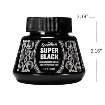 Speedball Super Black India Ink, 2-Ounce