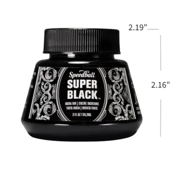 Speedball Super Black India Ink, 2-Ounce