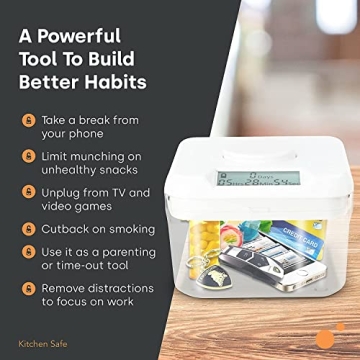 Kitchen Safe Locking Container for Break Bad Habits