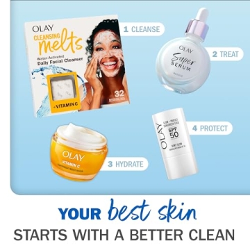 Olay Cleansing Melts - Water-Activated Skin Cleanser