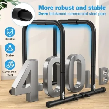 RELIFE Dip Station Heavy Duty Workout Equipment for Home
