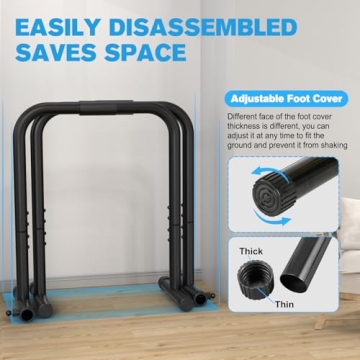 RELIFE Dip Station Heavy Duty Workout Equipment for Home