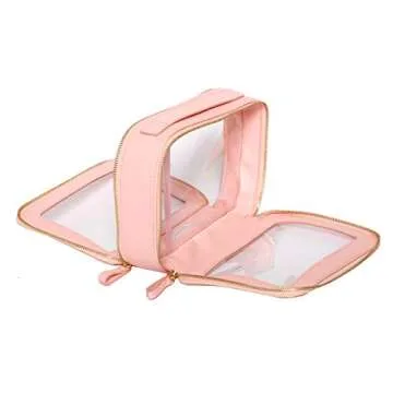 ZOOX Clear Jetset Case - Chic Jumbo Makeup Bag