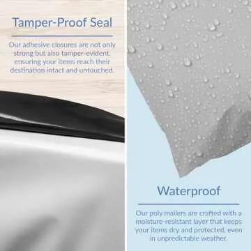 Reli. Poly Mailers 12x15.5 - 500 Durable Shipping Bags