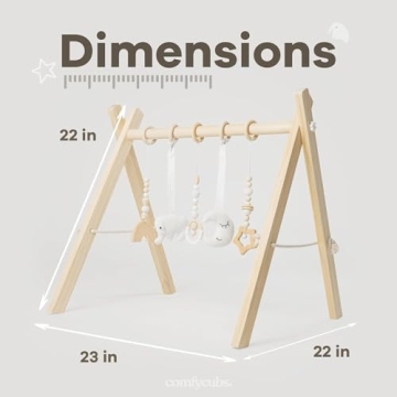 Comfy Cubs Baby Play Gym Set - Safe & Stylish Infant Activity Center