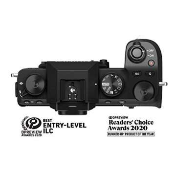 Fujifilm X-S10 Mirrorless Camera Body- Black, X-S10 Body- Black (Renewed)