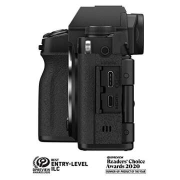 Fujifilm X-S10 Mirrorless Camera Body- Black, X-S10 Body- Black (Renewed)