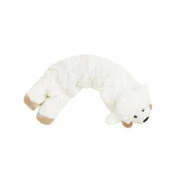 warmies Microwavable Neck & Shoulder Wrap - Heating & Cooling Plush Pad for Calming Relaxation - Weighted & Heated Neck Warmer with Scented Lavender - Microwave Heat Pad for Aches & Pain - Sheep