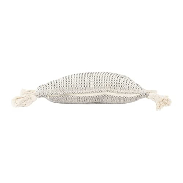 Elegant Bloomingville Beige Pillow with Charming Tassels