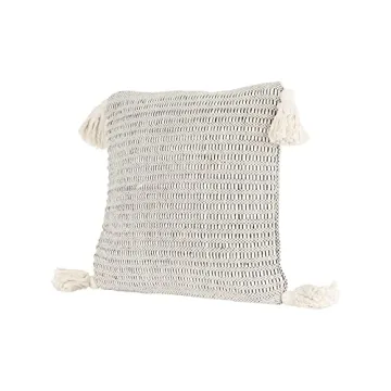 Elegant Bloomingville Beige Pillow with Charming Tassels