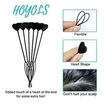 Hoyols 12pcs Quick Beader for Fun and Easy Hairstyles