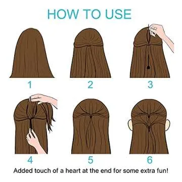 Hoyols 12pcs Quick Beader for Fun and Easy Hairstyles