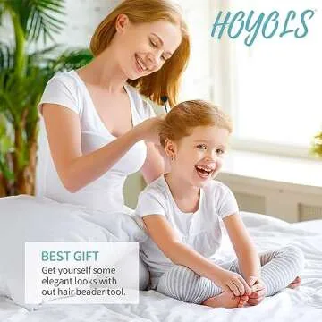 Hoyols 12pcs Quick Beader for Fun and Easy Hairstyles