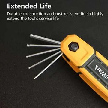 MULWARK Ball End Hex Wrench Set | 17pcs Metric & SAE