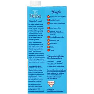 Soy Dream Enriched Original Organic Soymilk, 32 Oz (Pack of 6)