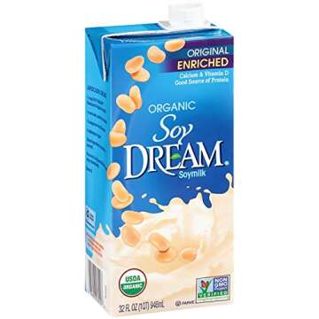 Soy Dream Enriched Original Organic Soymilk, 32 Oz (Pack of 6)