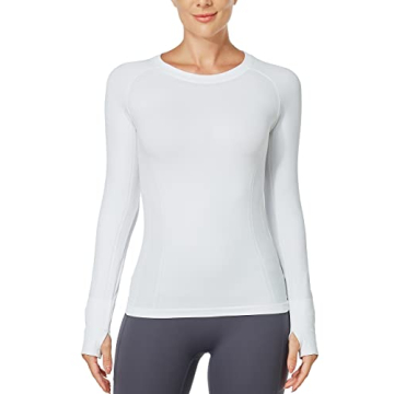 MathCat Seamless Long Sleeve Yoga Tops for Women
