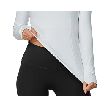 MathCat Seamless Long Sleeve Yoga Tops for Women